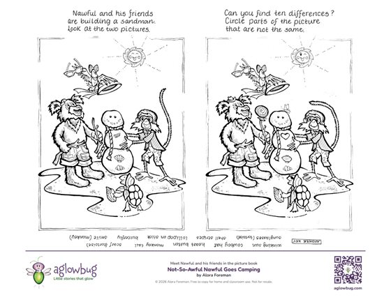 Find the differences activity page